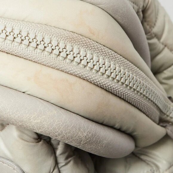 Chanel Dark White Quilted Nylon Coco Cocoon Large Zip Tote Bag - Picture 9 of 12